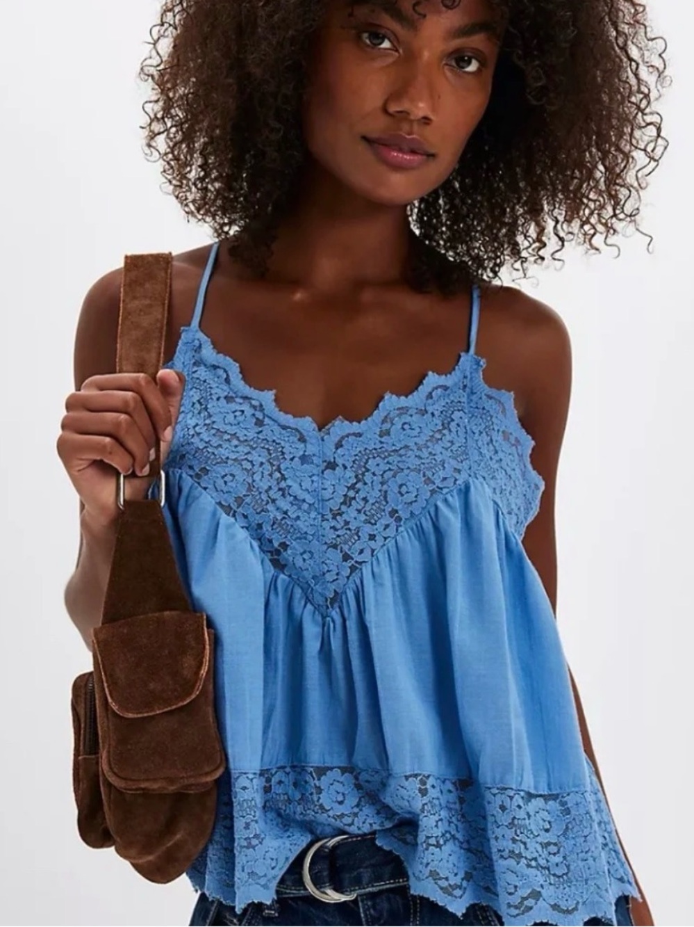 Free people Fiona Cami, allure blue NWT - Picture 2 of 6